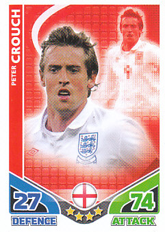 Peter Crouch England 2010 World Cup Match Attax #78
